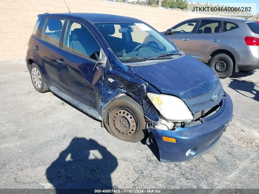 2004 Scion Xa VIN: JTKKT604640066282 Lot: 40807410