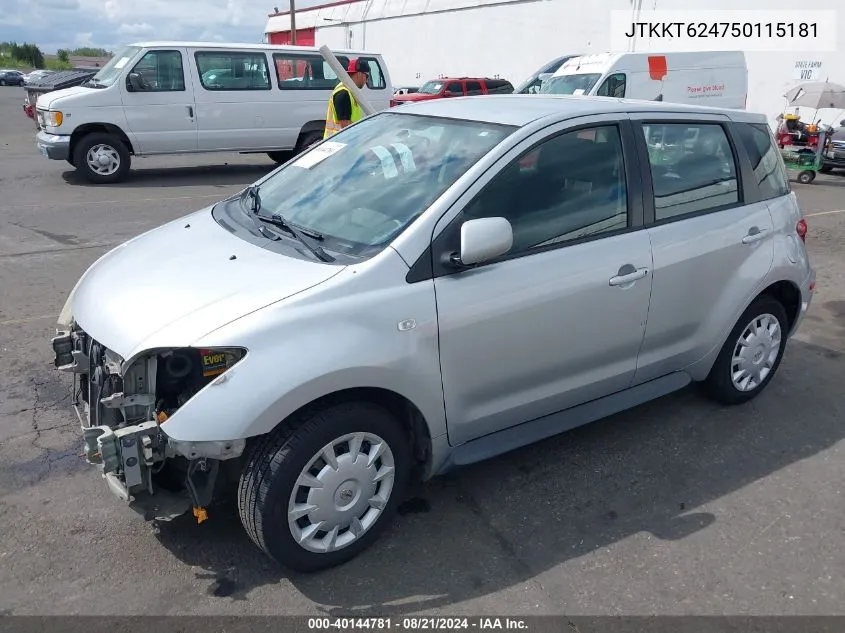 JTKKT624750115181 2005 Scion Xa