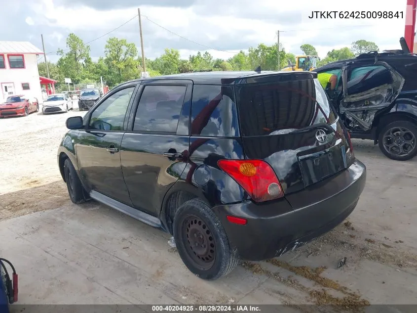 2005 Scion Xa VIN: JTKKT624250098841 Lot: 40204925