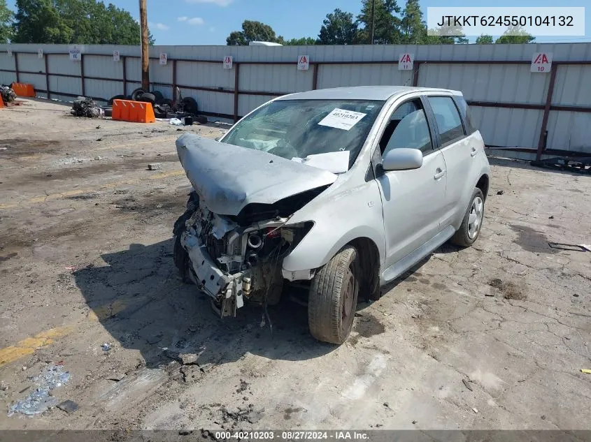 2005 Scion Xa VIN: JTKKT624550104132 Lot: 40210203