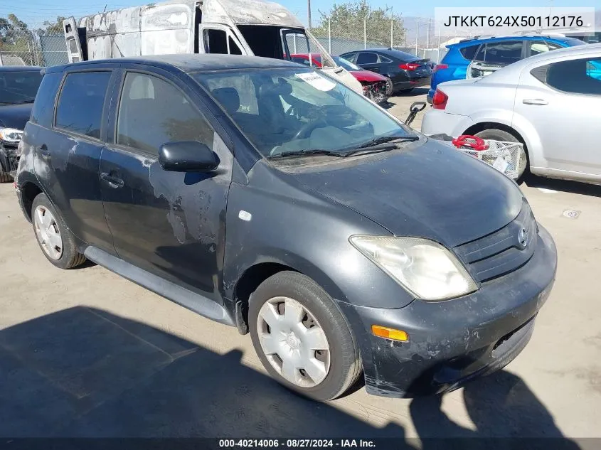 2005 Scion Xa VIN: JTKKT624X50112176 Lot: 40214006