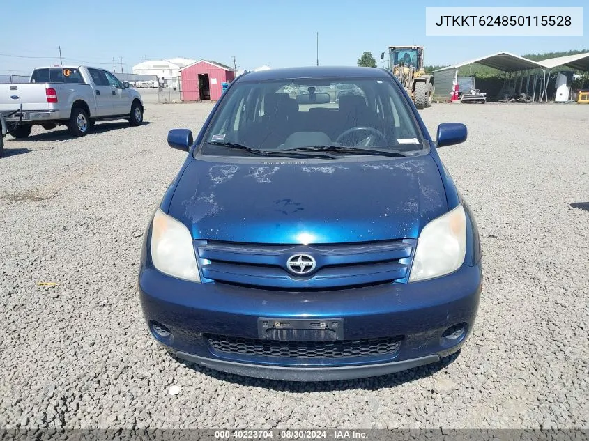 2005 Scion Xa VIN: JTKKT624850115528 Lot: 40223704