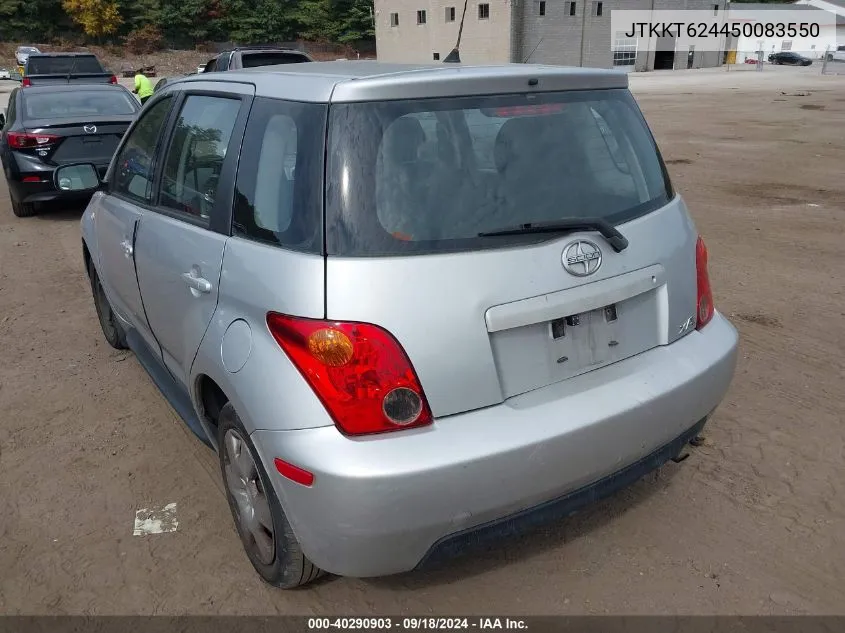 2005 Scion Xa VIN: JTKKT624450083550 Lot: 40290903