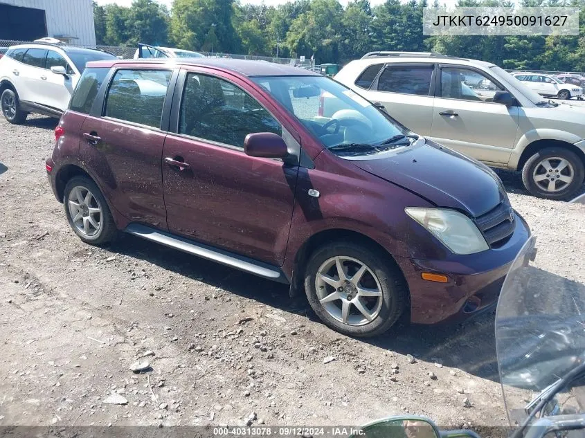 2005 Scion Xa VIN: JTKKT624950091627 Lot: 40313078