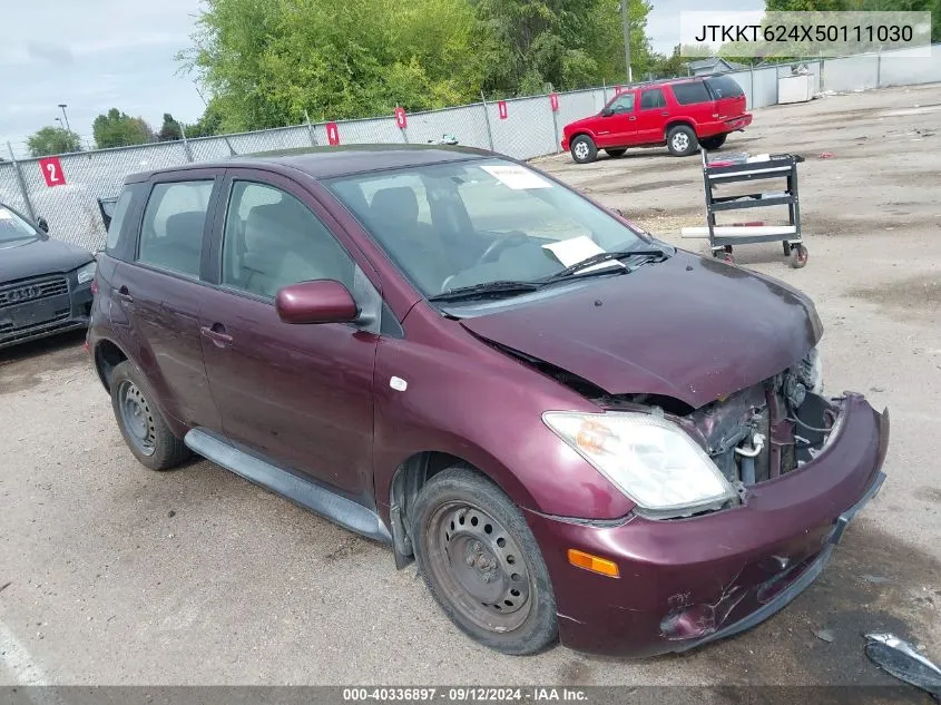 2005 Scion Xa VIN: JTKKT624X50111030 Lot: 40336897