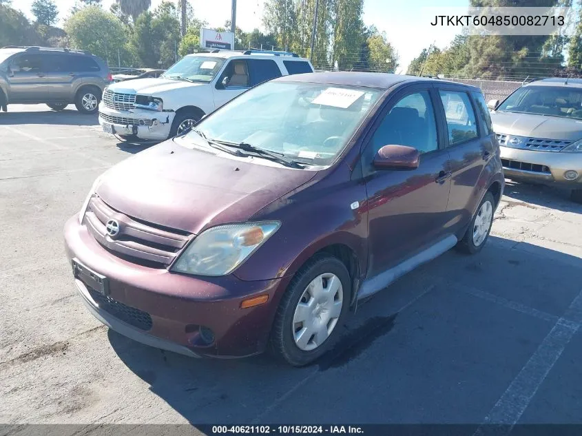 2005 Scion Xa VIN: JTKKT604850082713 Lot: 40621102