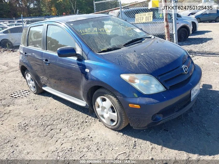 2005 Scion Xa VIN: JTKKT624750125435 Lot: 40659493