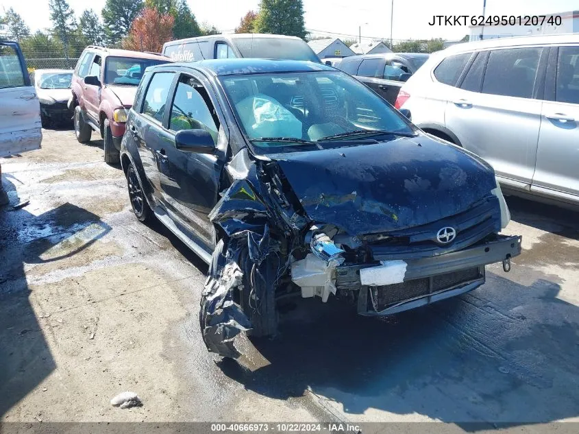 2005 Scion Xa VIN: JTKKT624950120740 Lot: 40666973