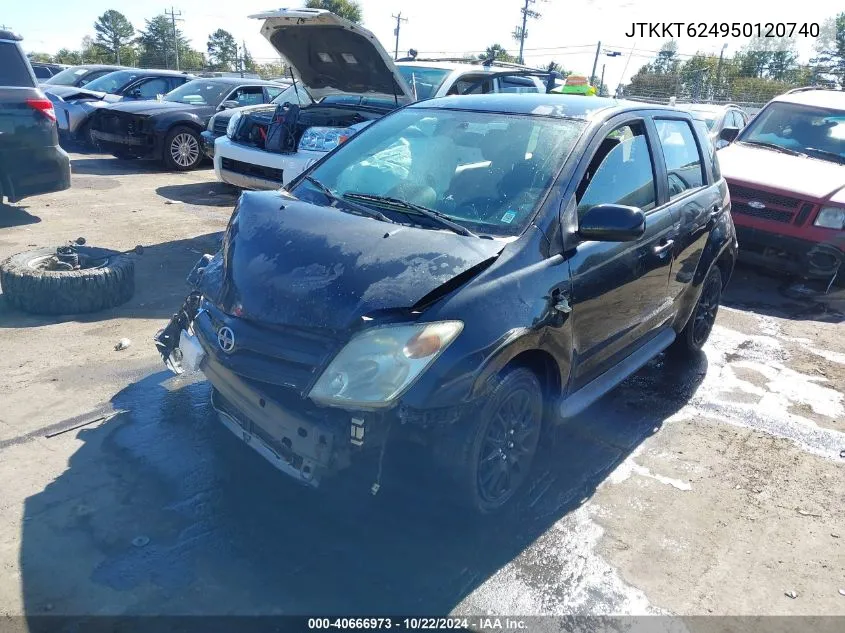 2005 Scion Xa VIN: JTKKT624950120740 Lot: 40666973