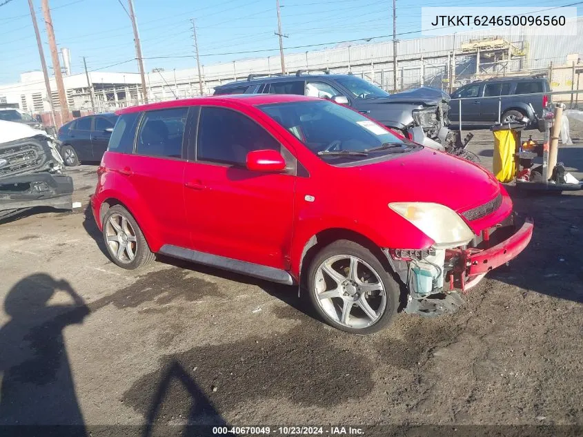 2005 Scion Xa VIN: JTKKT624650096560 Lot: 40670049