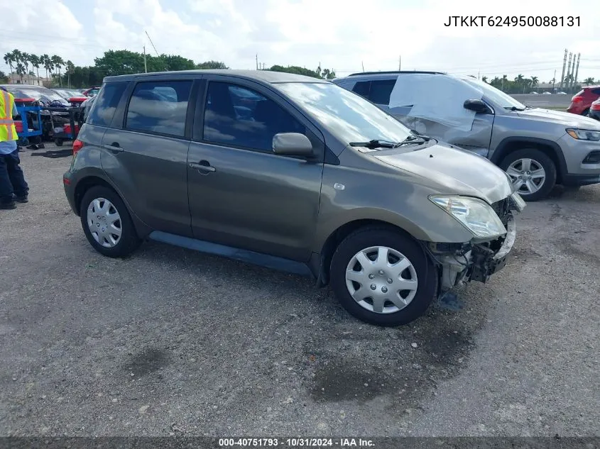 2005 Scion Xa VIN: JTKKT624950088131 Lot: 40751793