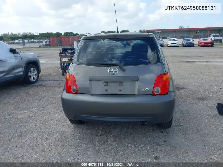 2005 Scion Xa VIN: JTKKT624950088131 Lot: 40751793