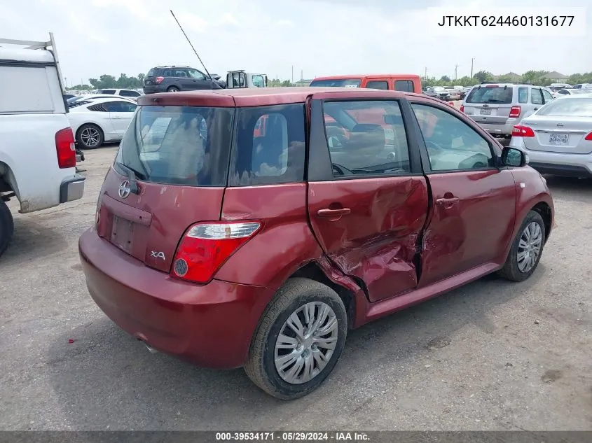 2006 Scion Xa VIN: JTKKT624460131677 Lot: 39534171