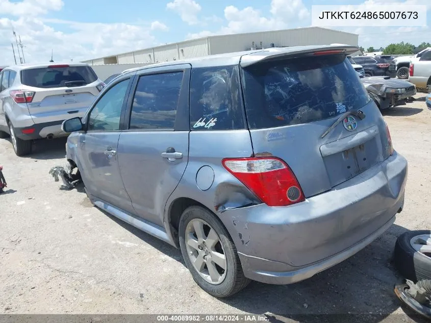 2006 Scion Xa VIN: JTKKT624865007673 Lot: 40089982