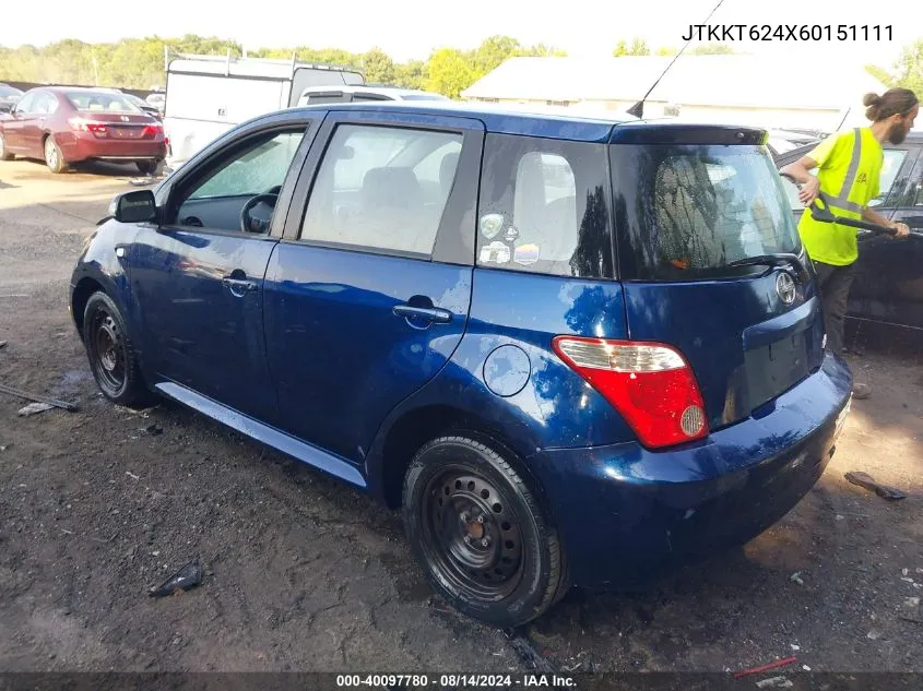 JTKKT624X60151111 2006 Scion Xa