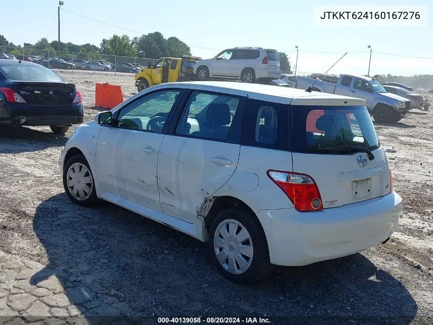 2006 Scion Xa VIN: JTKKT624160167276 Lot: 40139058