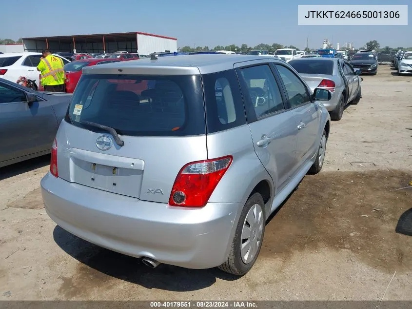 2006 Scion Xa VIN: JTKKT624665001306 Lot: 40179551