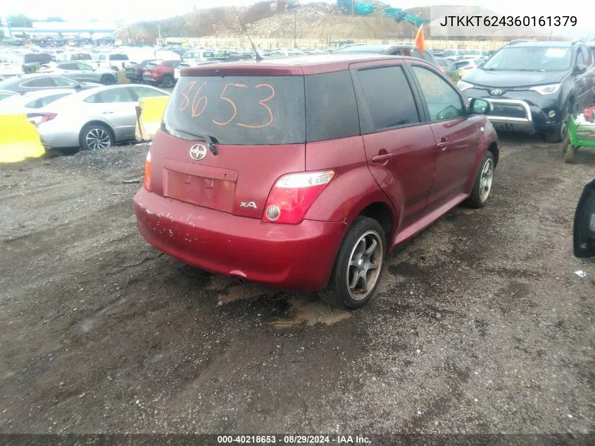 2006 Scion Xa VIN: JTKKT624360161379 Lot: 40218653