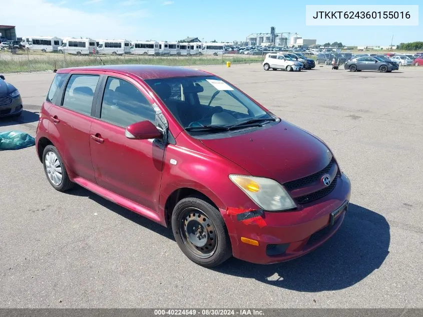 2006 Scion Xa VIN: JTKKT624360155016 Lot: 40224549