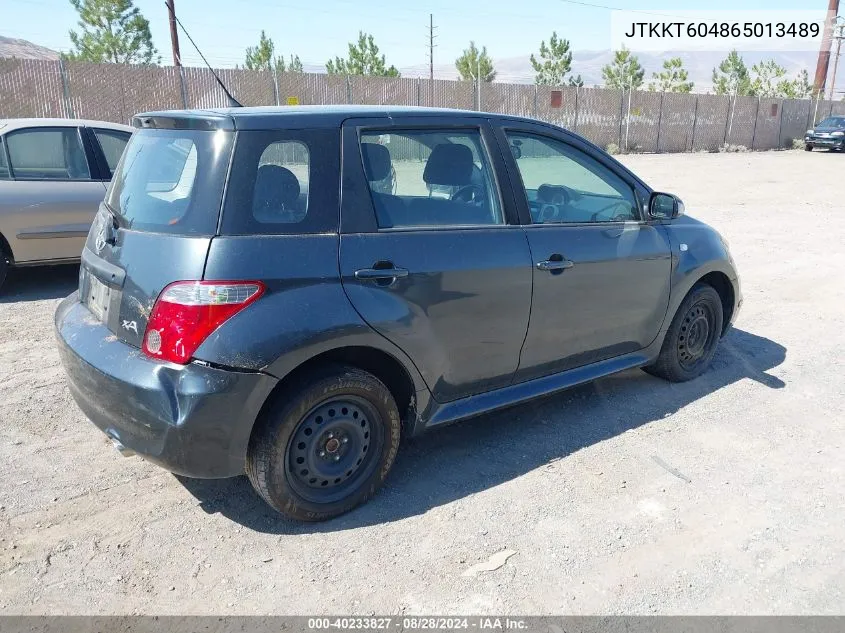 2006 Scion Xa VIN: JTKKT604865013489 Lot: 40233827