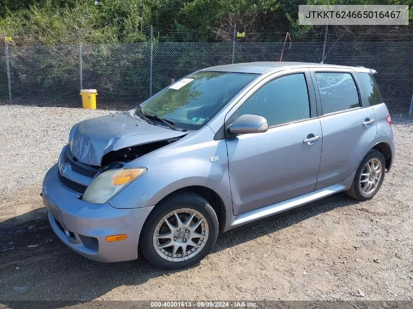 2006 Scion Xa VIN: JTKKT624665016467 Lot: 40301613