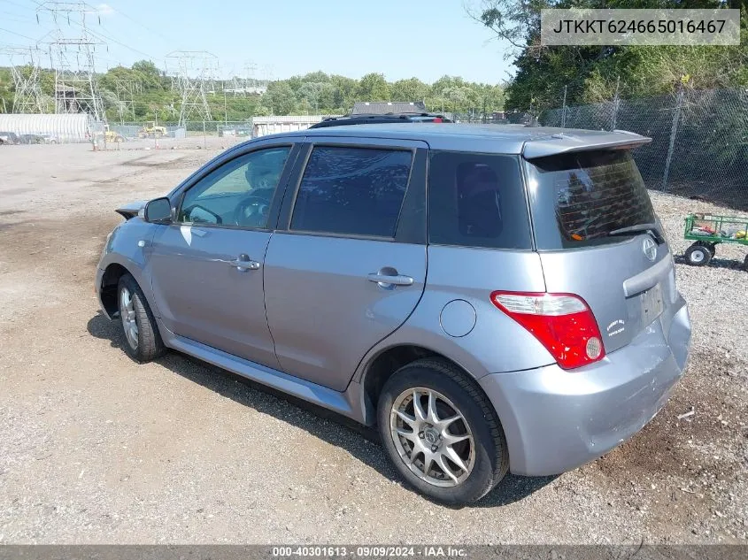 2006 Scion Xa VIN: JTKKT624665016467 Lot: 40301613