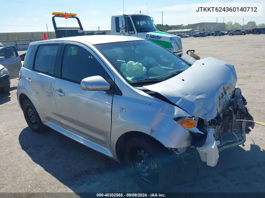 2006 Scion Xa VIN: JTKKT624360140712 Lot: 40302565