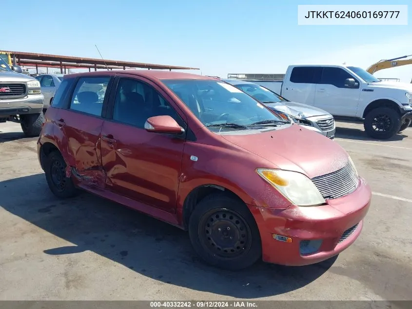 2006 Scion Xa VIN: JTKKT624060169777 Lot: 40332242