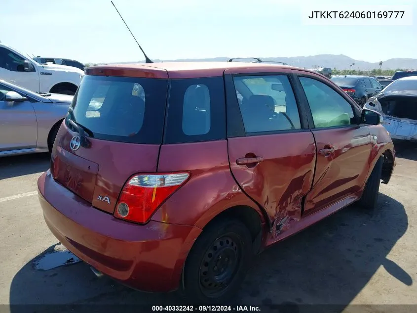 JTKKT624060169777 2006 Scion Xa