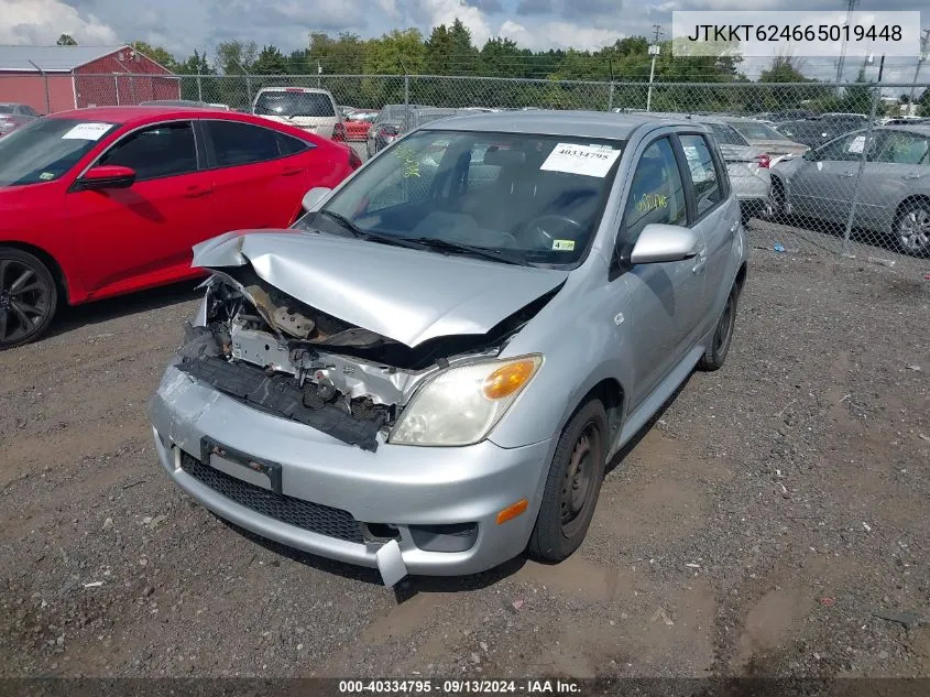 2006 Scion Xa VIN: JTKKT624665019448 Lot: 40334795