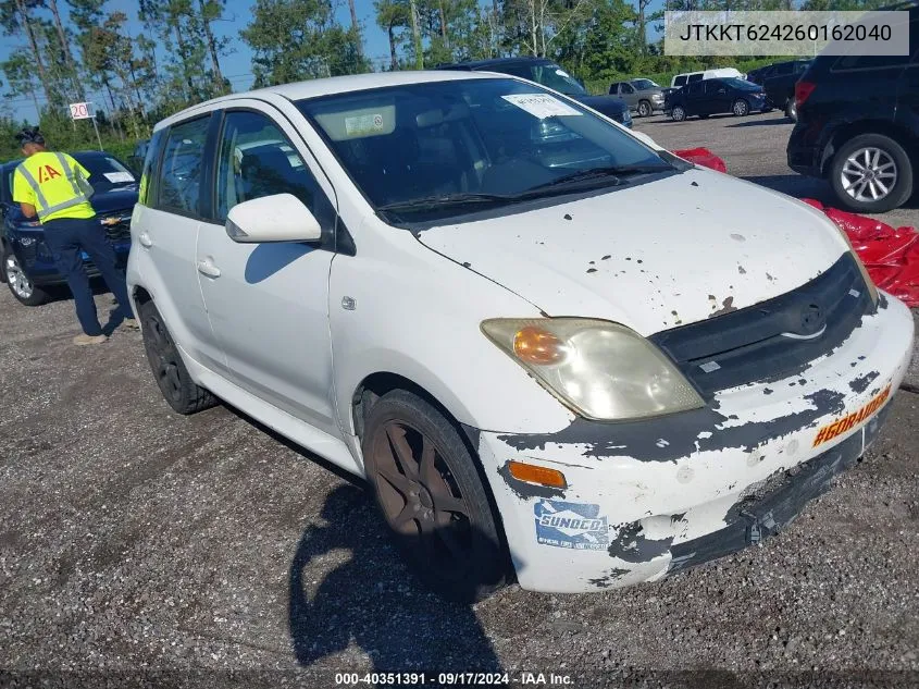 2006 Scion Xa VIN: JTKKT624260162040 Lot: 40351391