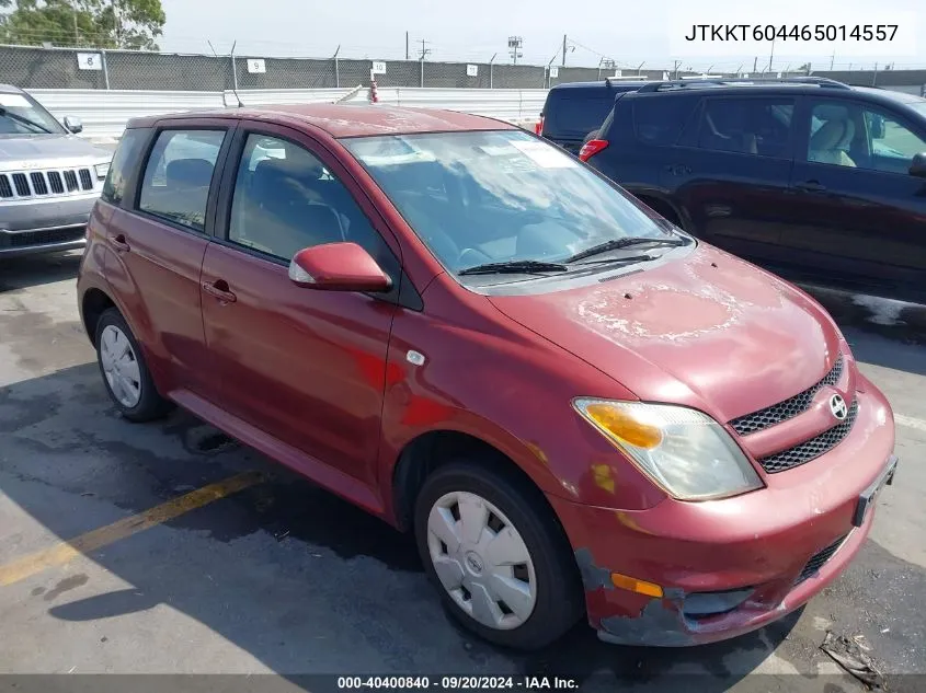 2006 Scion Xa VIN: JTKKT604465014557 Lot: 40400840