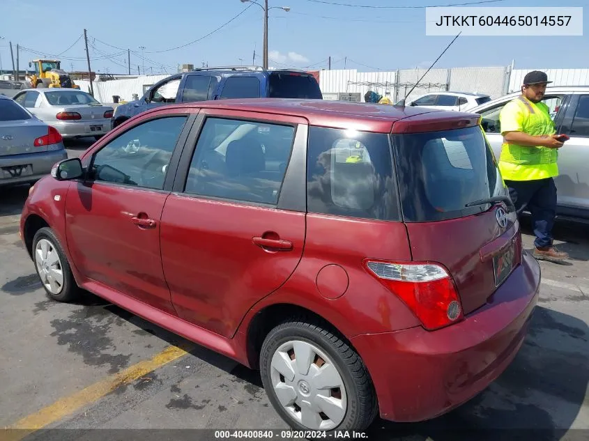 2006 Scion Xa VIN: JTKKT604465014557 Lot: 40400840