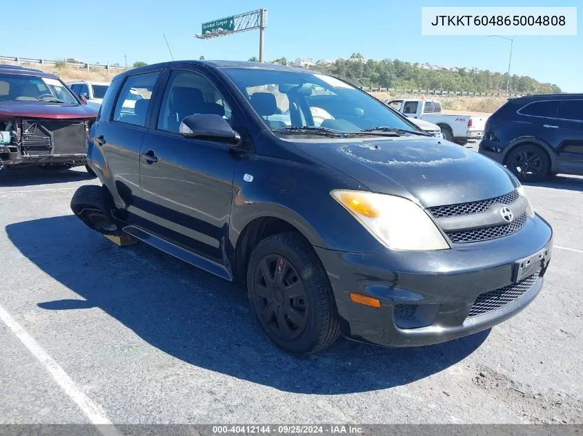 2006 Scion Xa VIN: JTKKT604865004808 Lot: 40412144