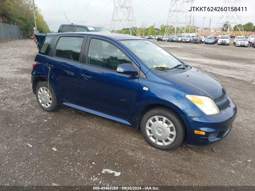 2006 Scion Xa VIN: JTKKT624260158411 Lot: 40468269