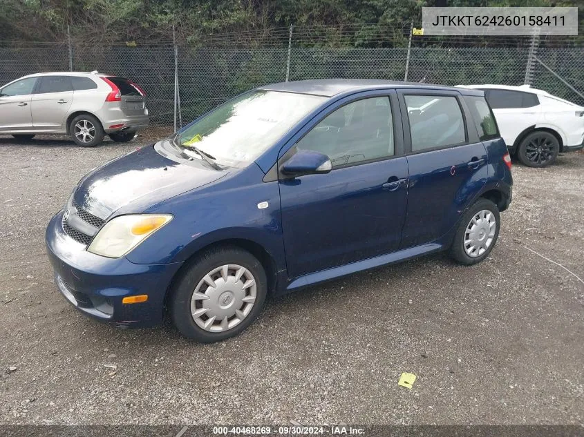 2006 Scion Xa VIN: JTKKT624260158411 Lot: 40468269