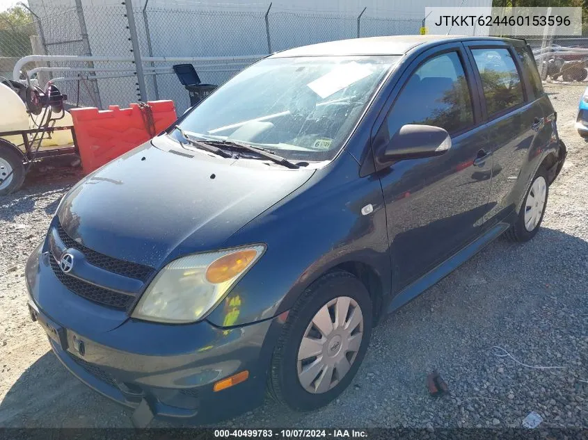 2006 Scion Xa VIN: JTKKT624460153596 Lot: 40499783