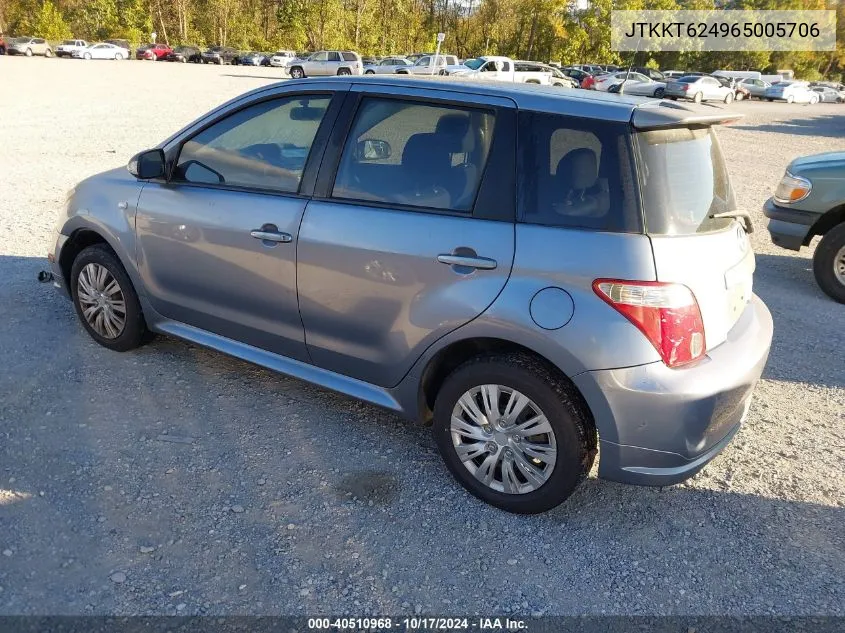 2006 Scion Xa VIN: JTKKT624965005706 Lot: 40510968