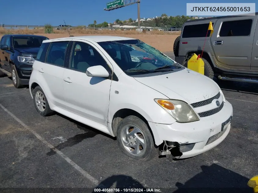 2006 Scion Xa VIN: JTKKT624565001653 Lot: 40588756