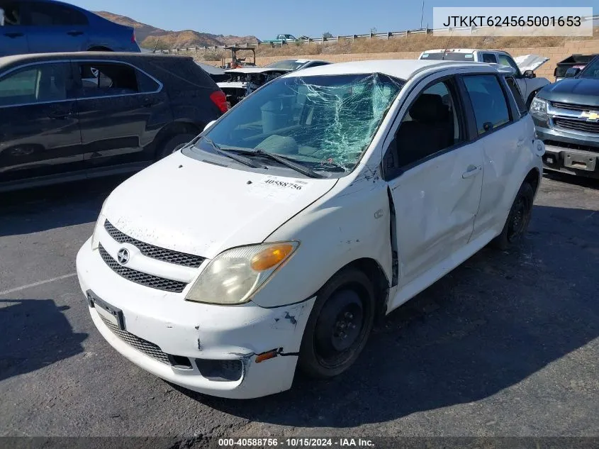 2006 Scion Xa VIN: JTKKT624565001653 Lot: 40588756