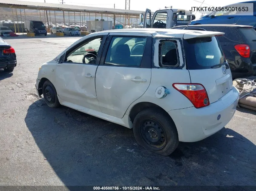 2006 Scion Xa VIN: JTKKT624565001653 Lot: 40588756