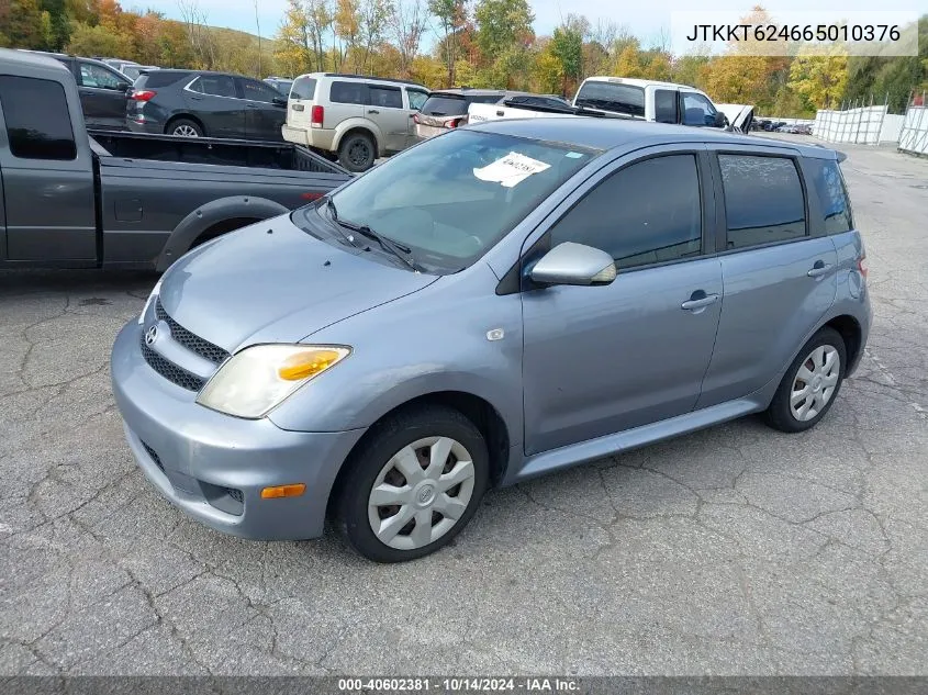 2006 Scion Xa VIN: JTKKT624665010376 Lot: 40602381