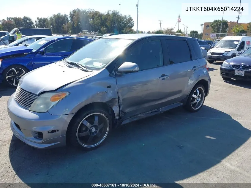 2006 Scion Xa VIN: JTKKT604X65014224 Lot: 40637161