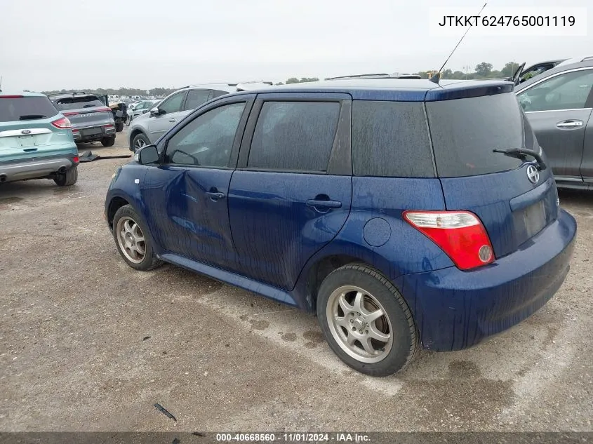 2006 Scion Xa VIN: JTKKT624765001119 Lot: 40668560