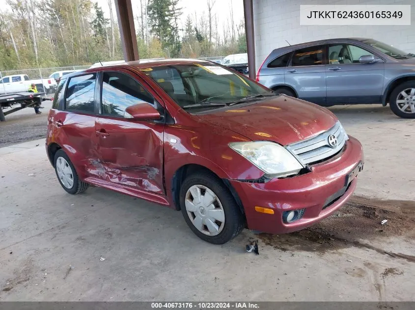 2006 Scion Xa VIN: JTKKT624360165349 Lot: 40673176