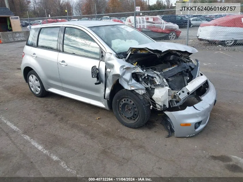 2006 Scion Xa VIN: JTKKT624060168757 Lot: 40732264