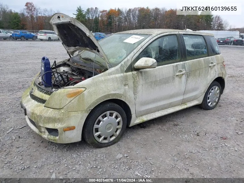 2006 Scion Xa VIN: JTKKT624160139655 Lot: 40754876