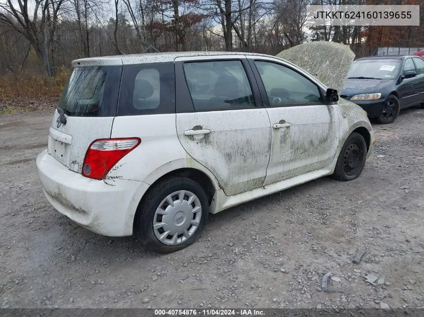 2006 Scion Xa VIN: JTKKT624160139655 Lot: 40754876