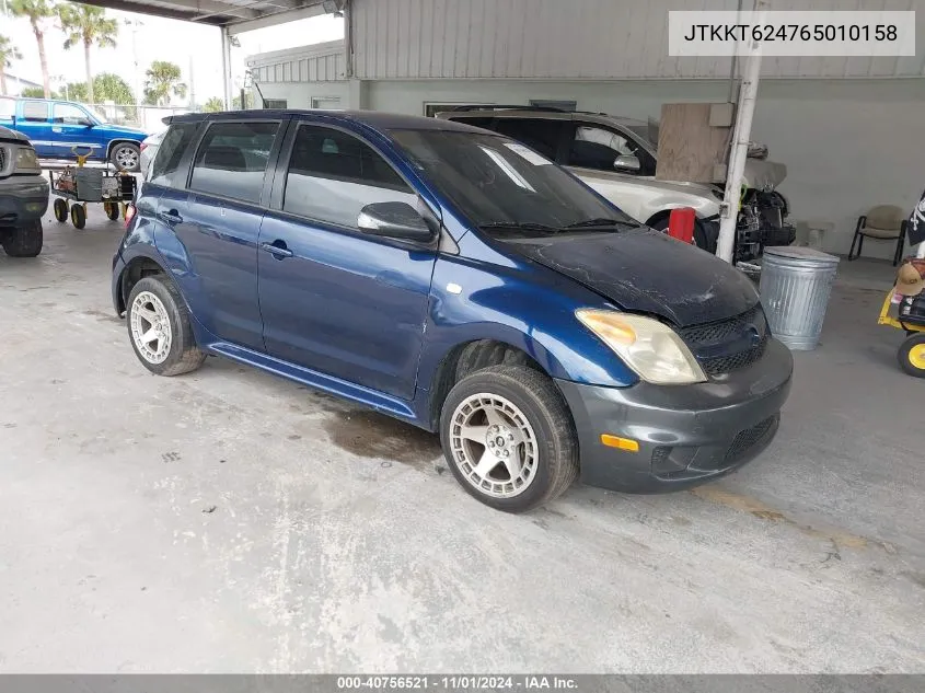 2006 Scion Xa VIN: JTKKT624765010158 Lot: 40756521