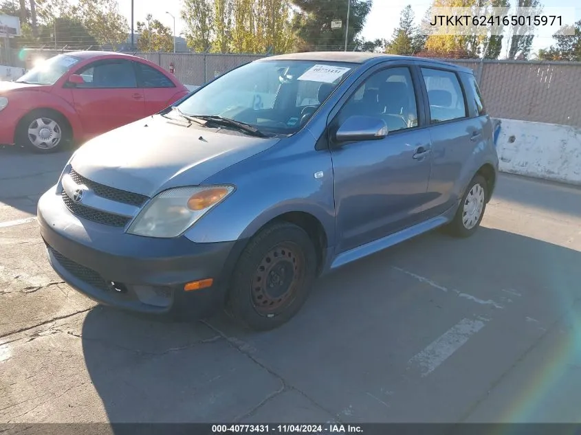 2006 Scion Xa VIN: JTKKT624165015971 Lot: 40773431